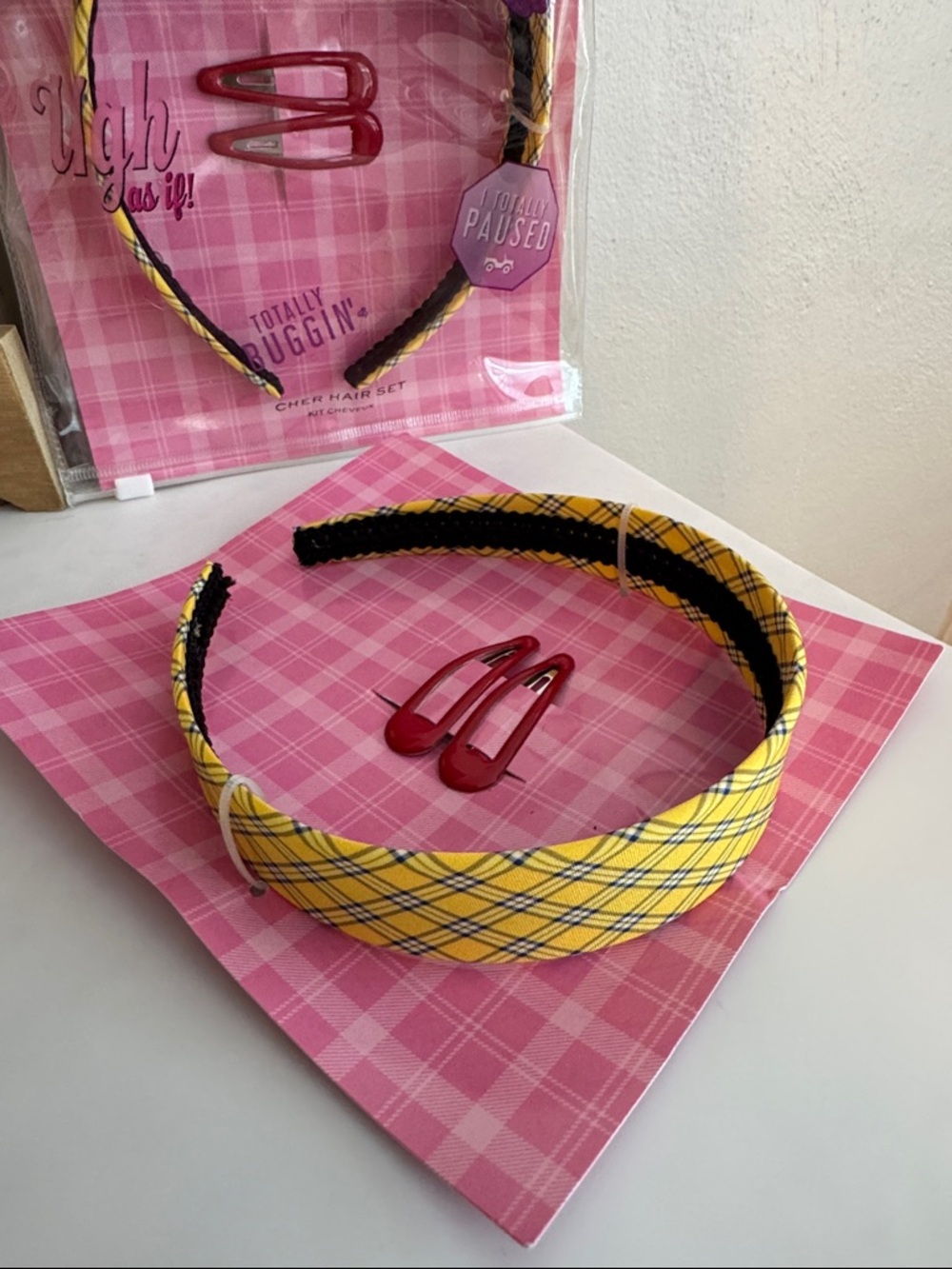 Revolution Beauty x Clueless Cher Headband and Hair Clips